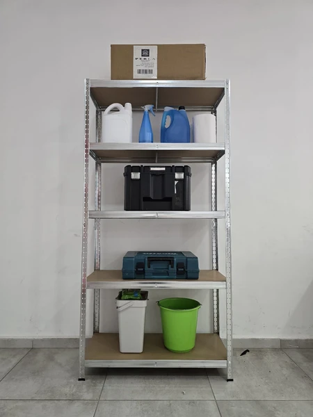 קיט מדפים להרכבה עצמית – מדפים מודולריים ממתכת ו-MDF | א.ב מדפים